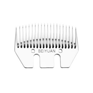 BEIYUAN 20-Tooth Cashmere Goat Straight Comb