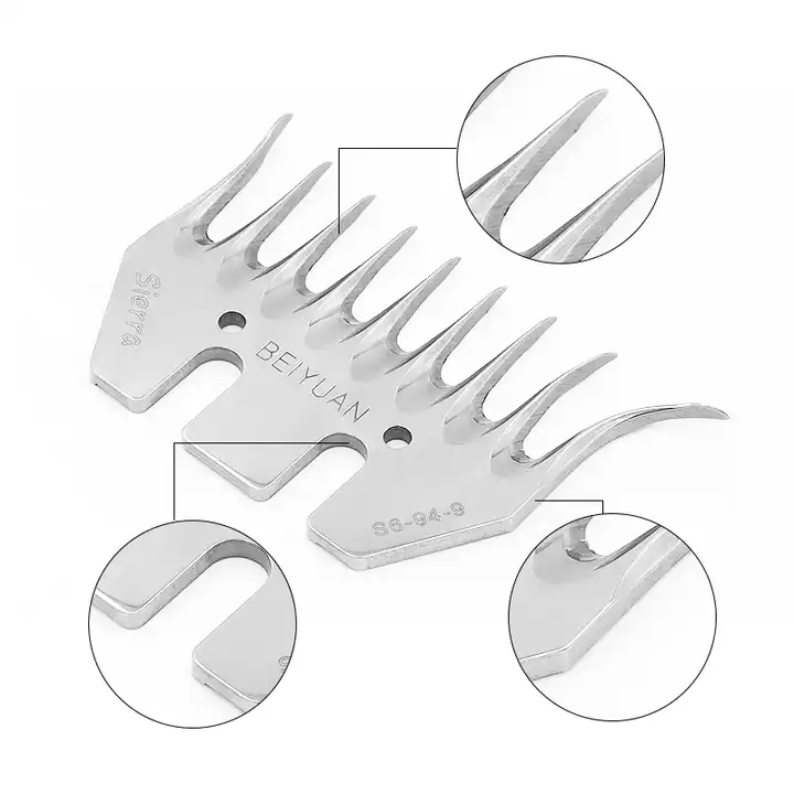 BEIYUAN 9Teeth  Curved Shearing Combs